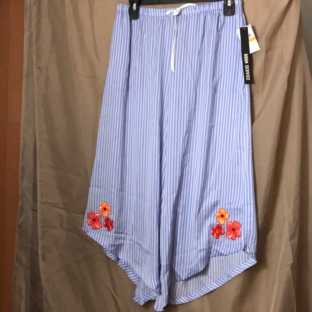 Satin Crop Pants